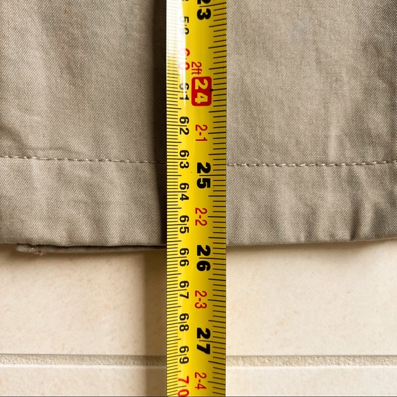 NEW 100% Cotton Short Trench Jacket in Khaki *Note - Picture 10 of 14